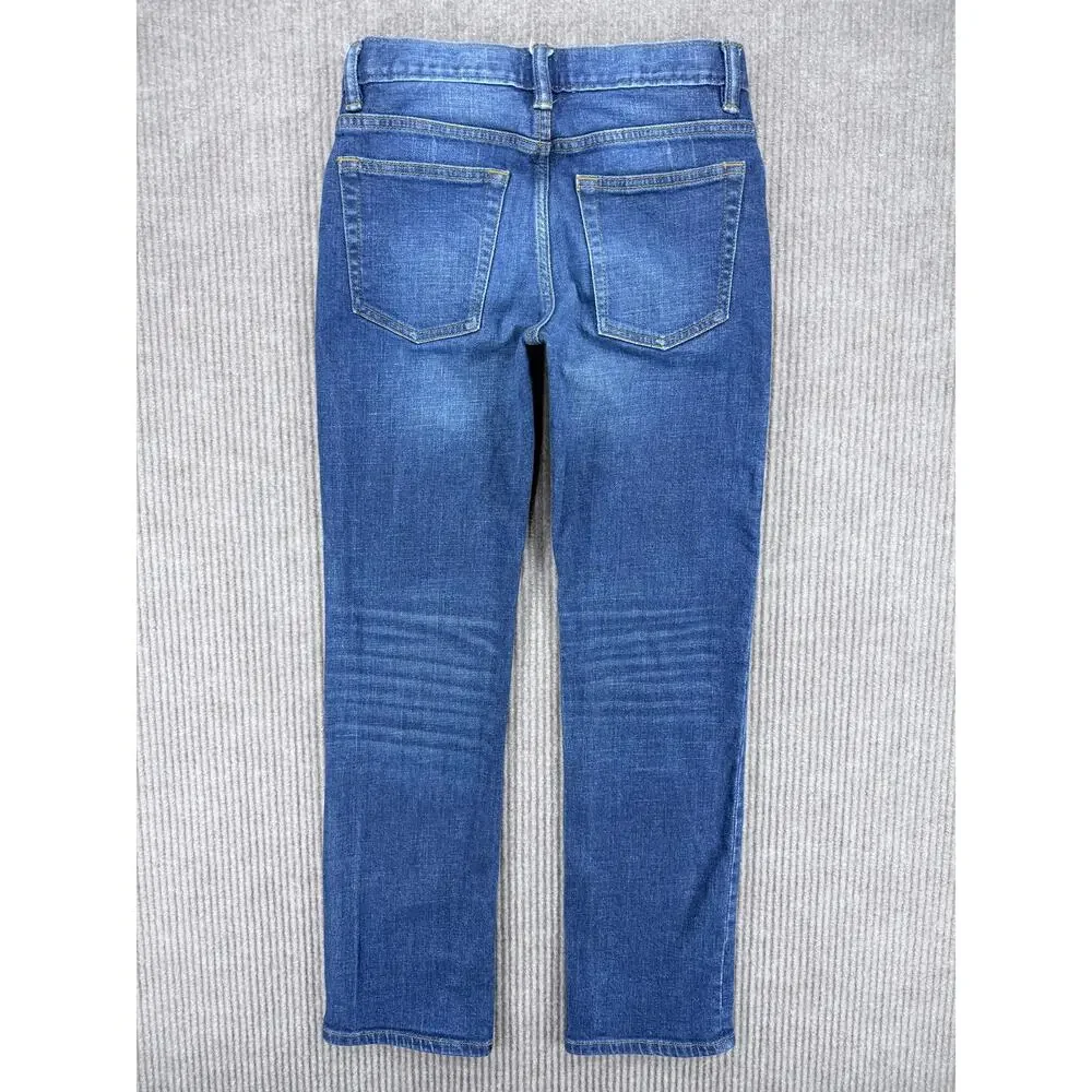 GapKids 1969 Original Straight Leg Jeans Dark Wash Size 14 Regular Adjustable